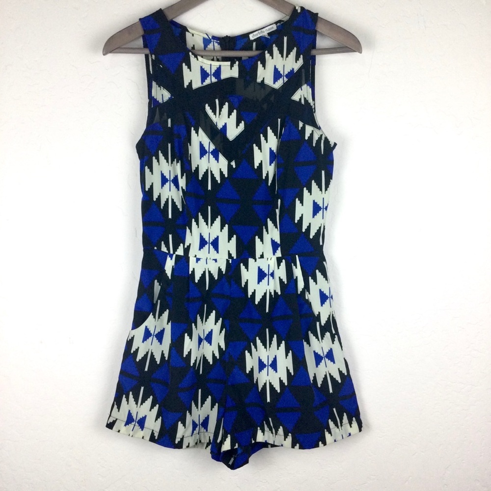Fitted short romper